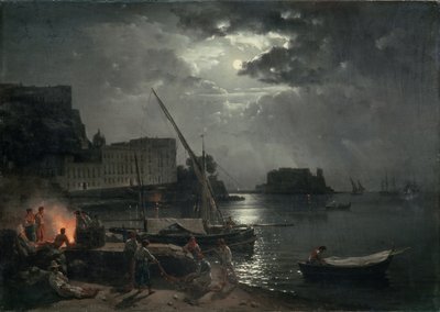 Vue de Naples au clair de lune, 1829 - Silvestr Fedosievich Shchedrin